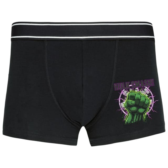 Boxerky Hulk Zelená Päsť Smash Elektrická Sila A Nekontrolovateľný Hnev