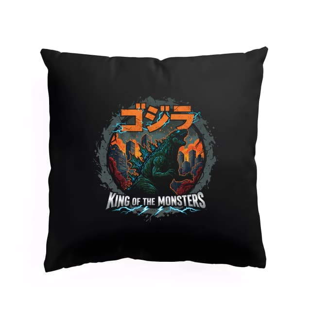 Vankúš Godzilla King Of The Monsters V Žiari Plameňov A Bleskov