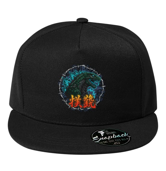 Snapback Godzilla Hnev Mestá A Žiarivé Elektrické Šupiny