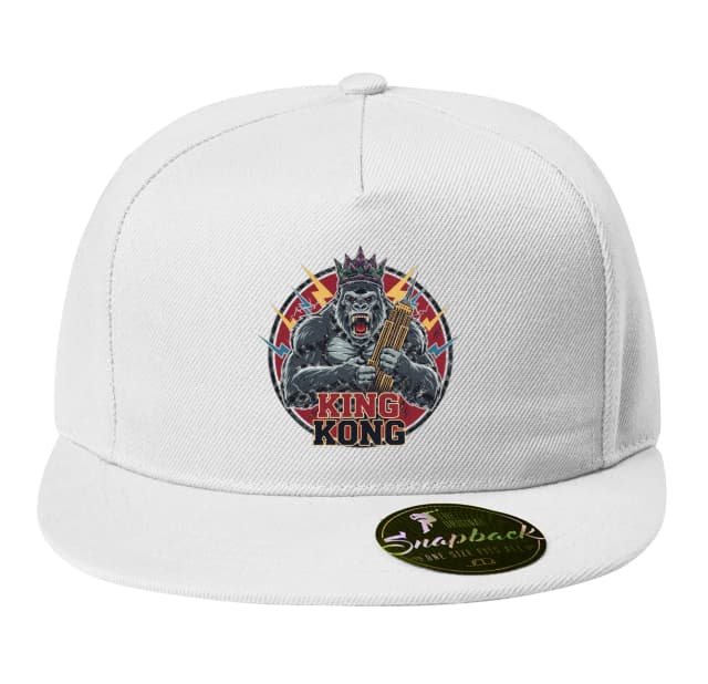 Snapback Kráľovský Výkrik King Kong S Korunou A Mrakodrapy