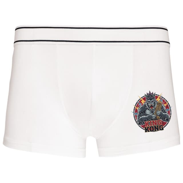 Boxerky Kráľovský Výkrik King Kong S Korunou A Mrakodrapy