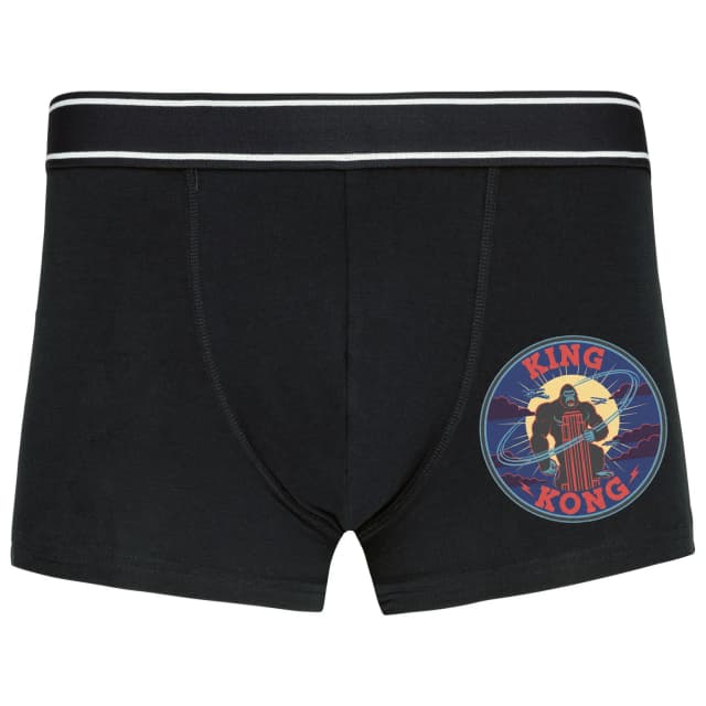 Boxerky Legendárna King Kong Na Mrakodrape V Retro Nočnom Odznaku