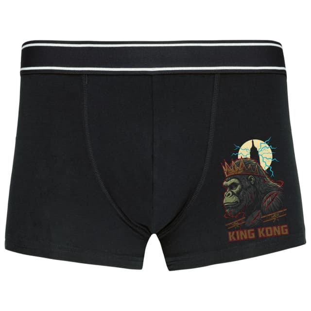 Boxerky Kráľovský King Kong S Korunou Šrámy A Mesačnými Bleskami