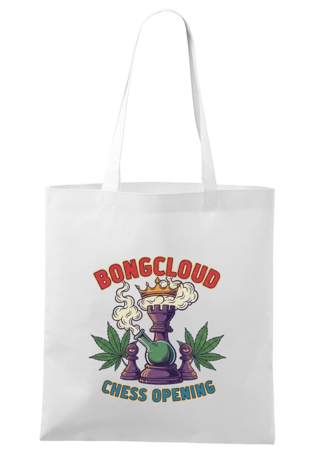 Nákupná taška Bongcloud Kráľovské Dymové Začatie Pre Šachovej Rebely