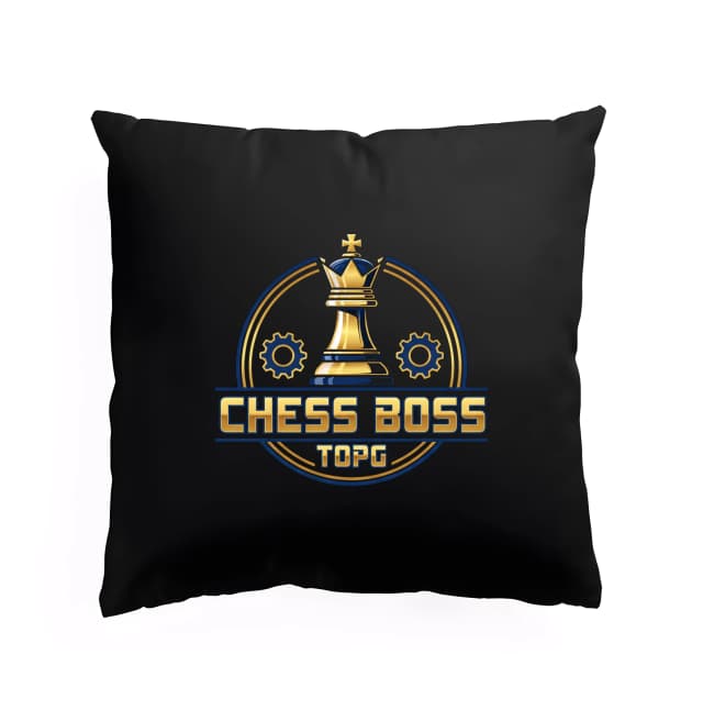Vankúš Chess Boss Zlatý Kráľ Stratégií A Strojné Dokonalosti
