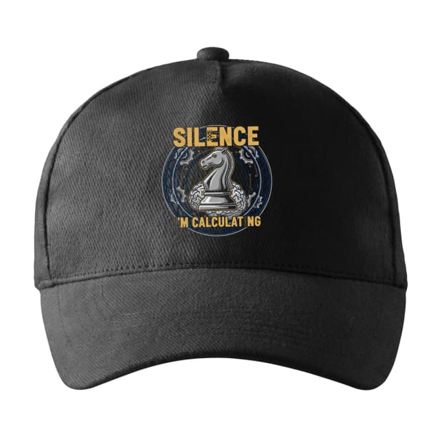 Šiltovka Šachový Jazdec A Kalkulujúci Mozog Silence Im Calculating