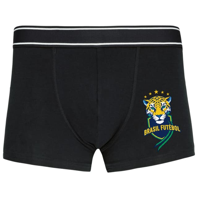 Boxerky Hrdý Jaguár Brazil Sila Štýl A Futbalová Vášeň Pre Fanúšikov