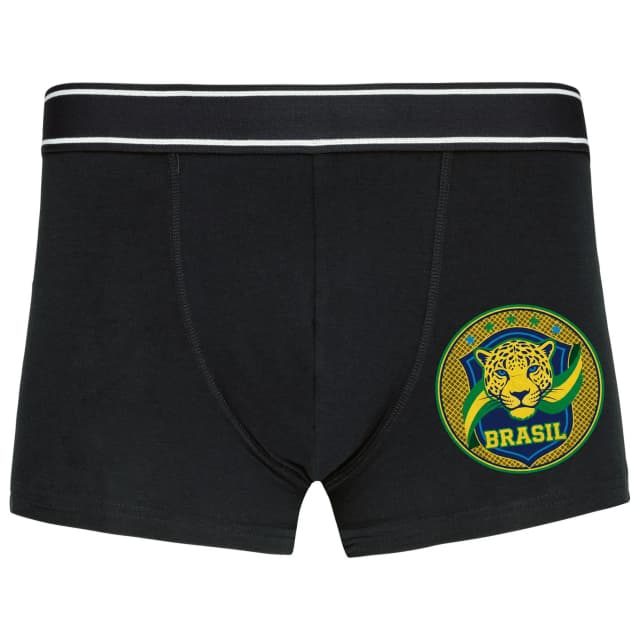 Boxerky Jaguár Brazil Zlatá Samba Zelená Sila Futbalové Hrdosti