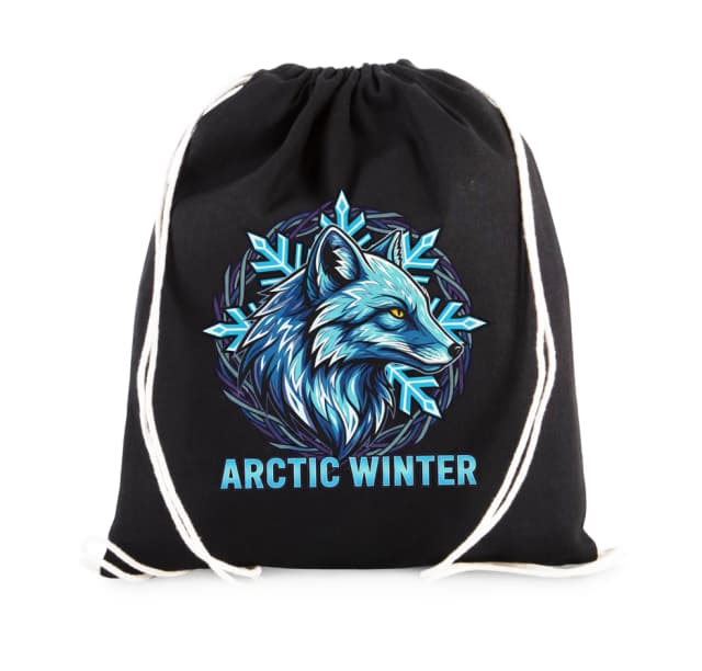 Vak na chrbát Ľadová Arktická Líška Arctic Winter Sila Snehu A Ticha