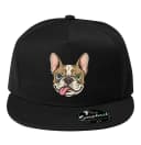 Snapback Roztomilý French Bulldog S Dúhovými Očami A Vyplazeným Jazykom