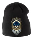 Detská zimná čiapka Siamese Elegantná Kráľovná Mačiek V Zlatom Ornamentálnom Erbe