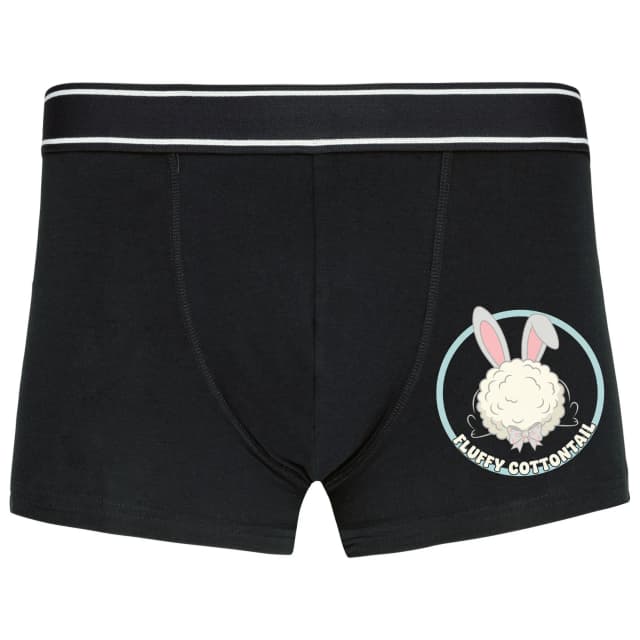 Boxerky Roztomilý Chlpatý Zajačik Fluffy Cottontail S Mašličkou
