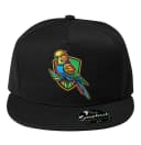 Snapback Explozívna Farebná Andulka Budgie Tropický Retro Emblém Pre Nadšencov
