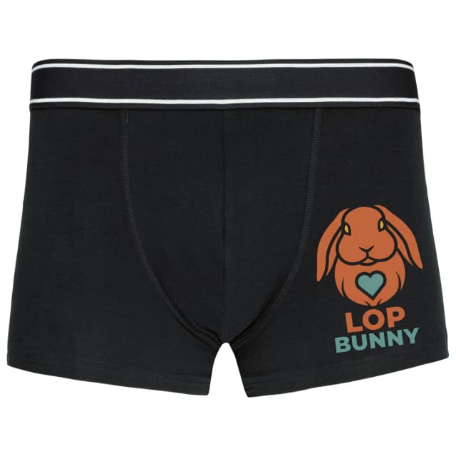 Boxerky Roztomilý Lop Králiček So Srdcom Ušatý Symbol Lásky