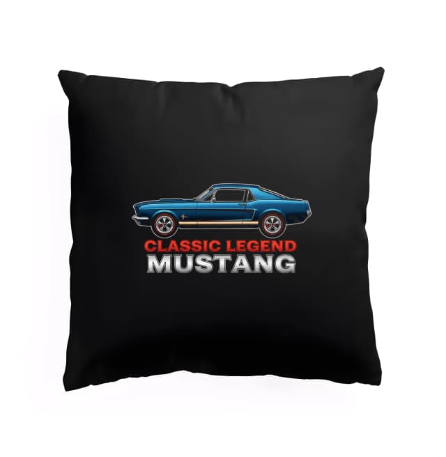 Vankúš Ikonický Classic Mustang Legendárny Bočný Profil Pre Zberateľov A Nadšencov