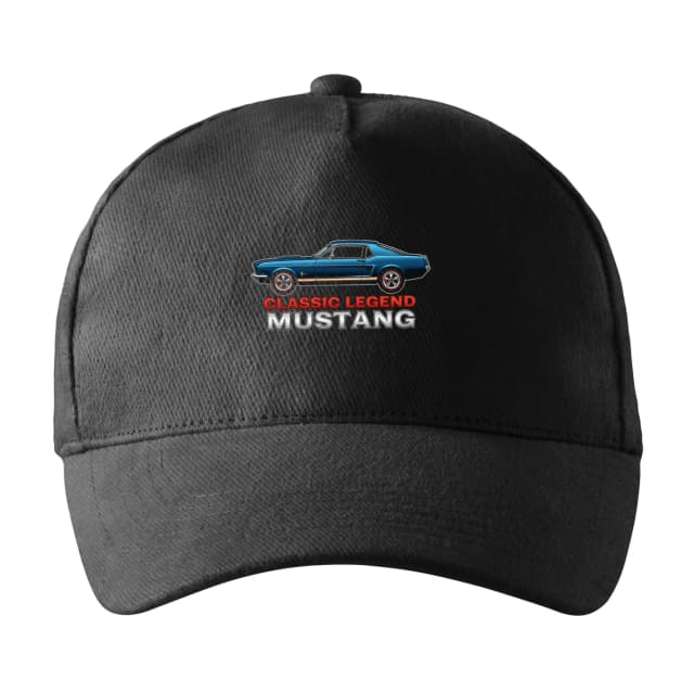 Šiltovka Ikonický Classic Mustang Legendárne Bočné Profil Pre Zberateľov A Nadšencov