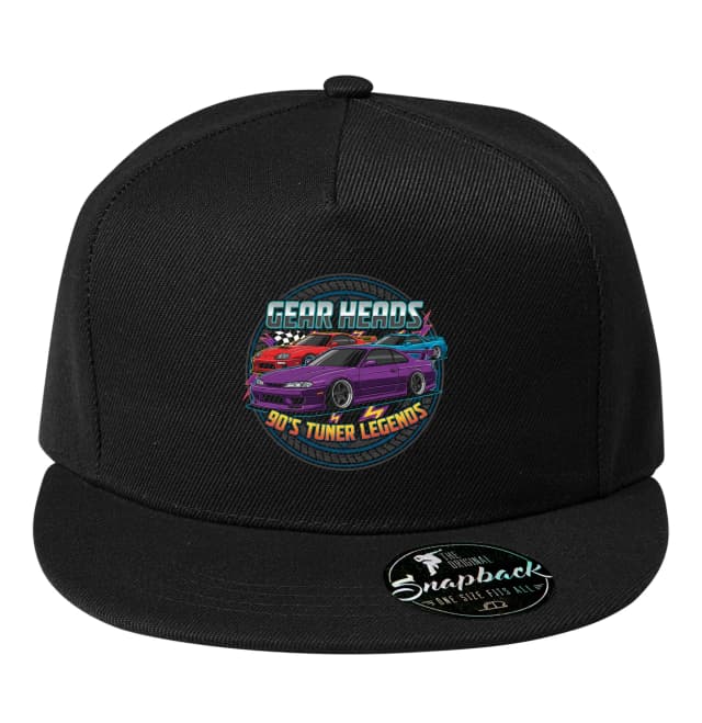 Snapback Gear Heads Ikonické 90s Tunerové Legendy Mestských Pretekov A Ulíc