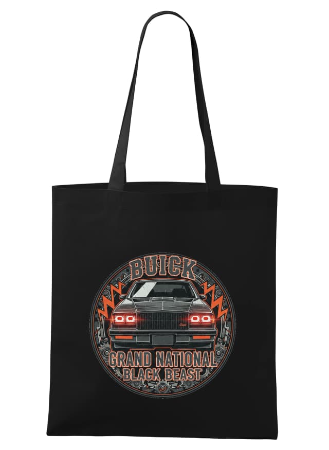 Nákupná taška Buick Grand National Black Beast Čierna Beštie Návrat Legendy A Sila