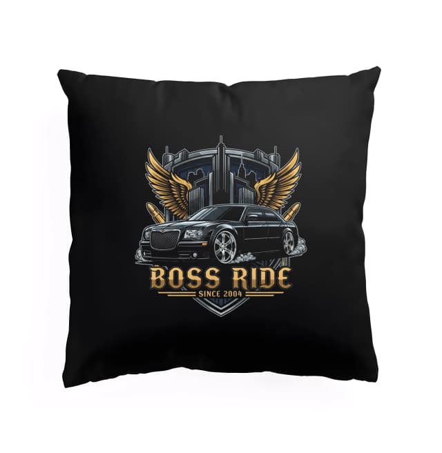 Vankúš Boss Ride Mestský Kráľ Cest S So Zlatými Krídlami A Eleganciou