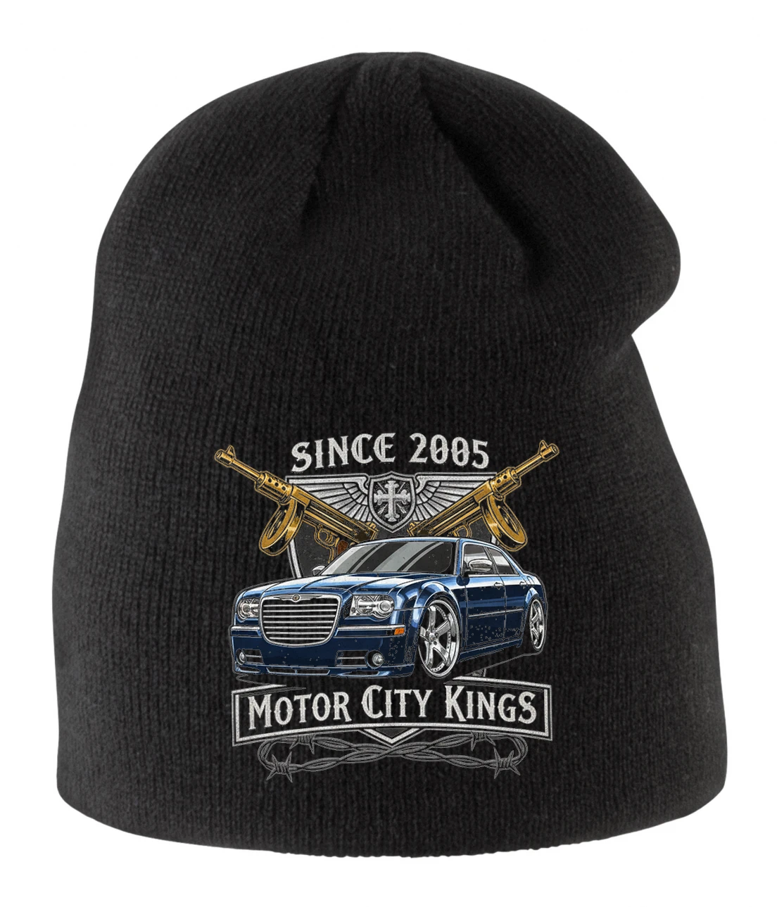 Detská zimná čiapka Gangsterská Legenda Motor City Kings Chrysler 300c Od Roku 2005