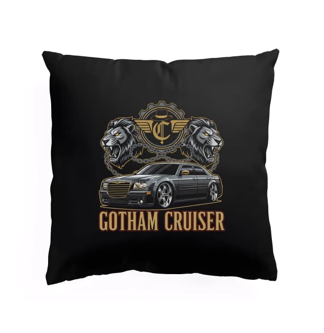 Vankúš Gotham Cruiser Kráľovský Mestský Chrysler 300c S Levím Erbom A Reťaze
