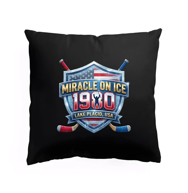 Vankúš Miracle On Ice 1980 Americký Zázrak Z Lake Placid Ikonický Moment Hokeja