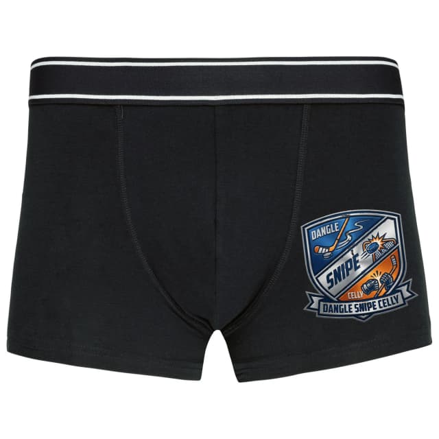 Boxerky Hokejová Ikona Dangle Snipe Celly Sila Štýl Gólová Radosť