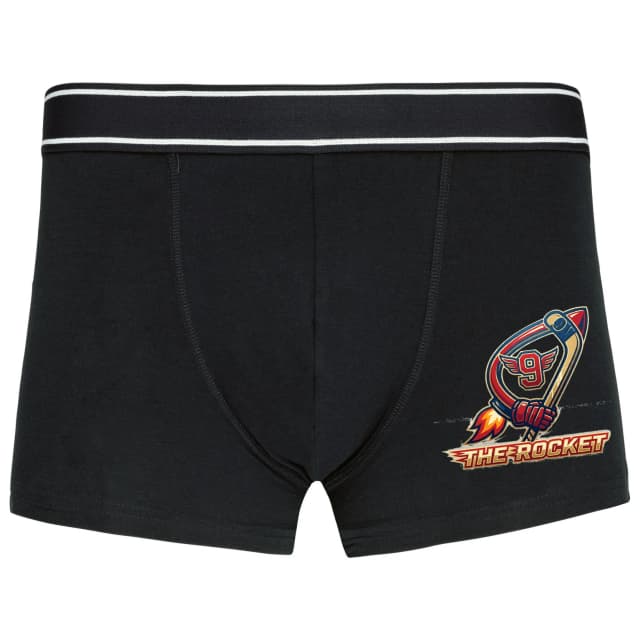 Boxerky Plamenná Deviatka Legendárna The Rocket S Krídlami A Hokejkou
