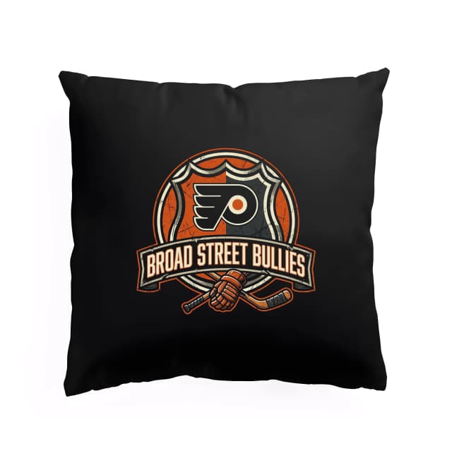 Vankúš Legendárna Broad Street Bullies Flyers Hokejová Sila Philadelphie Pre Hrdé Fanúšikov