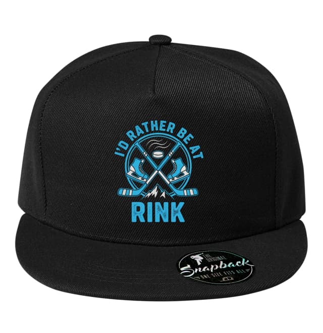 Snapback Radšej By som Bol Na Ľade S Korčuliami Hokejkou A Pukom