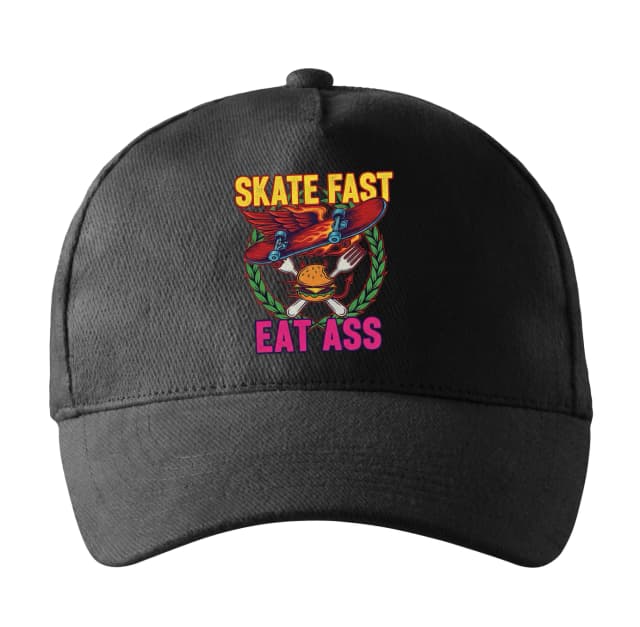 Šiltovka Skate Rýchlo Oheň Na Kolieskach A Burgerová Rebélia