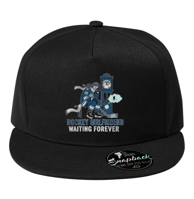 Snapback Hockey Girlfriend Trpezlivá Priateľka Čakajúce Na Svojho Hráča Naveky