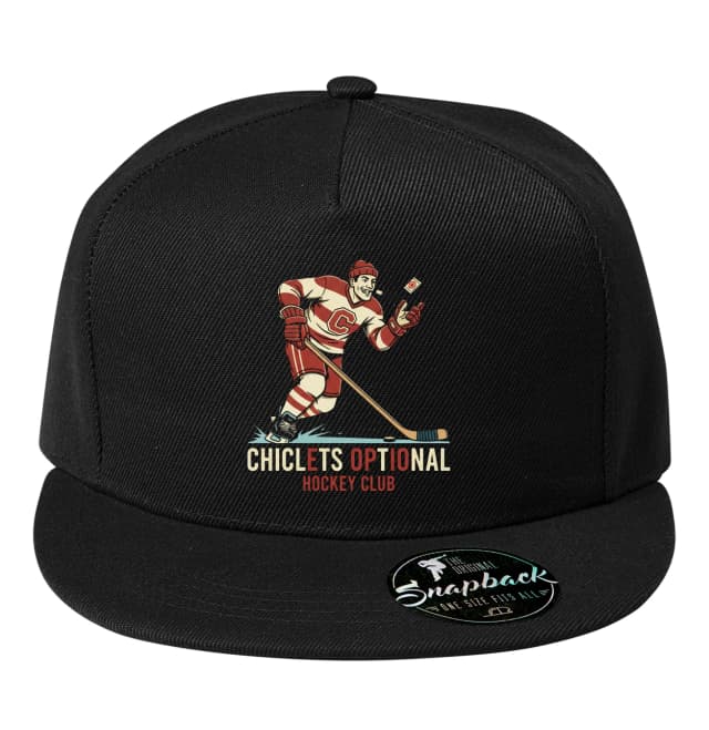 Snapback Chiclets Optional Retro Hokejový Klub Ľadová Nostalgia A Humor