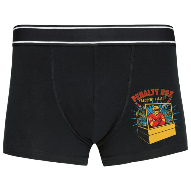 Boxerky Kráľ Trestné Lavice Častý Návštevník Penalty Boxu S Číslom 99