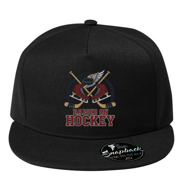 Snapback Vychovaný Na Hokeji Retro Vášeň Korčule Hokejky A Puk