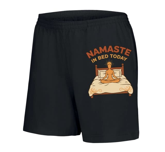 Dámske šortky Namaste V Posteli Dnešné Meditácie A Luxusné Odpočinok
