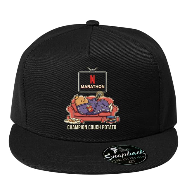 Snapback Netflix Marathon Šampión Kráľ Gauča A Popcornu