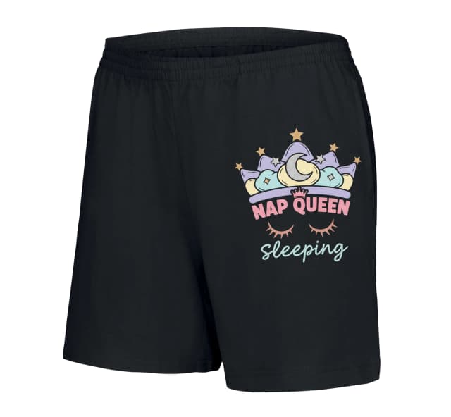 Dámske šortky Nap Queen Koruna Snových Šlofíkov Pre Kráľovnej Spánku