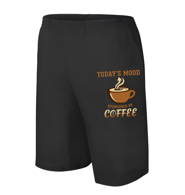 Pánske šortky Dnešná Nálada Sponzorovaná Láskou A Energiou Od Coffee