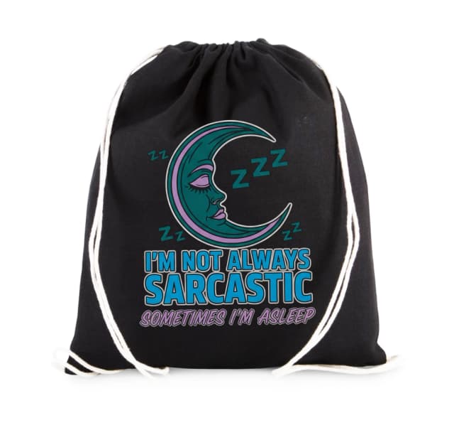 Vrecko Mesačný Sarkazmus Nie som Vždy Sarkastický Niekedy Proste Spím