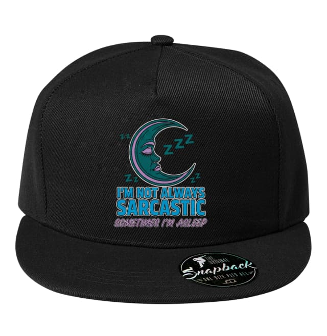 Snapback Mesačný Sarkazmus Nie som Vždy Sarkastický Niekedy Proste Spím