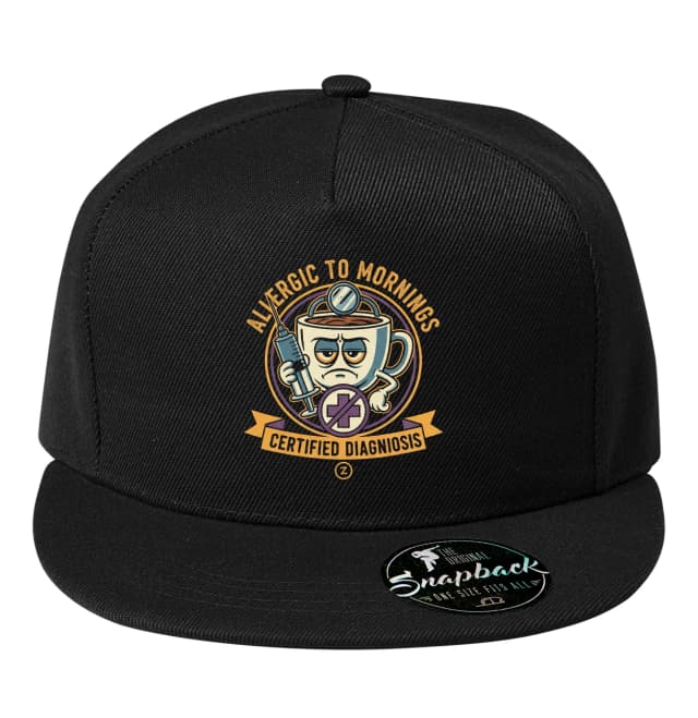 Snapback Kávový Pacient Certifikovaná Diagnóza Alergia Na Rana