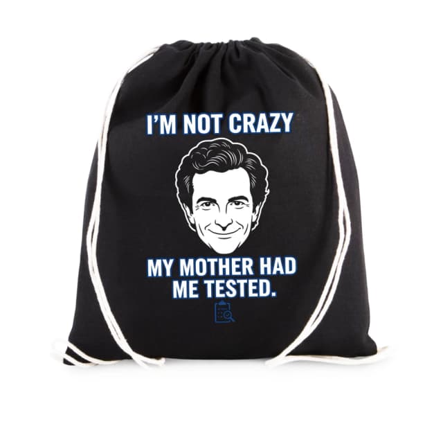 Vrecko Nie som Blázon Moja Matka Ma Nechala Otestovať Sheldon