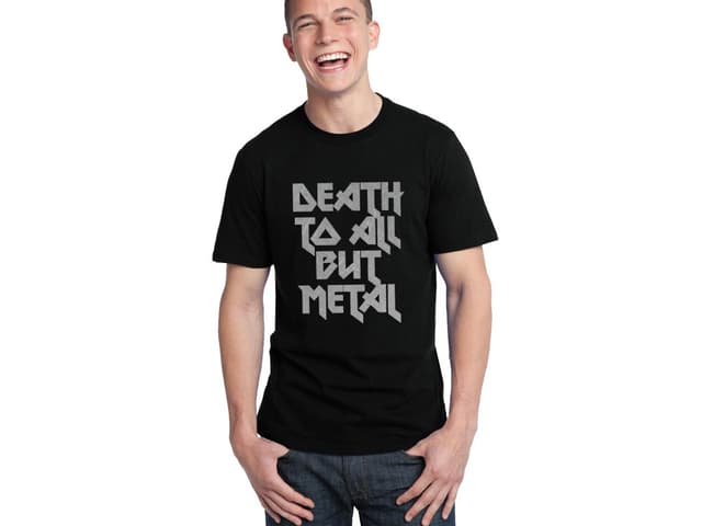 Pánske tričko Smrť všetkému okrem metalu