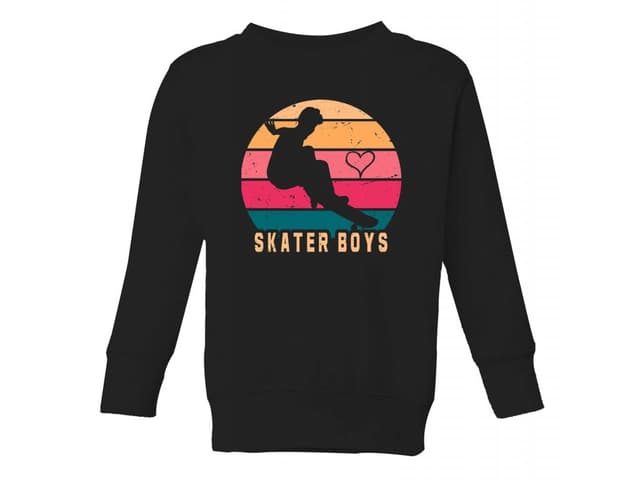 Detská mikina pre skateboardistov