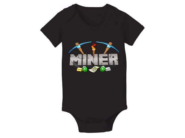 Minecraft Detské Body - Baník