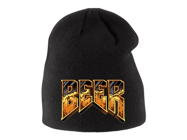 Detská zimná čiapka Pivná paródia DOOM
