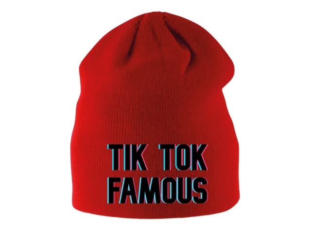Detská zimná čiapka TikTok populárny