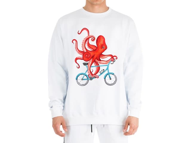 Sveter cyklista chobotnica