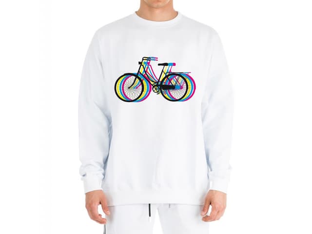 Dúhový cyklistický sveter